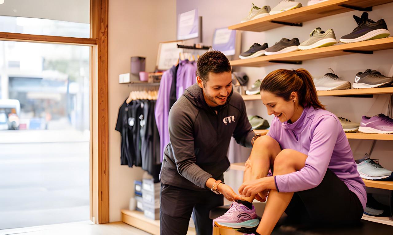 Persoonlijk schoenadvies in een sportwinkel aan het Kleefse in Westervoort